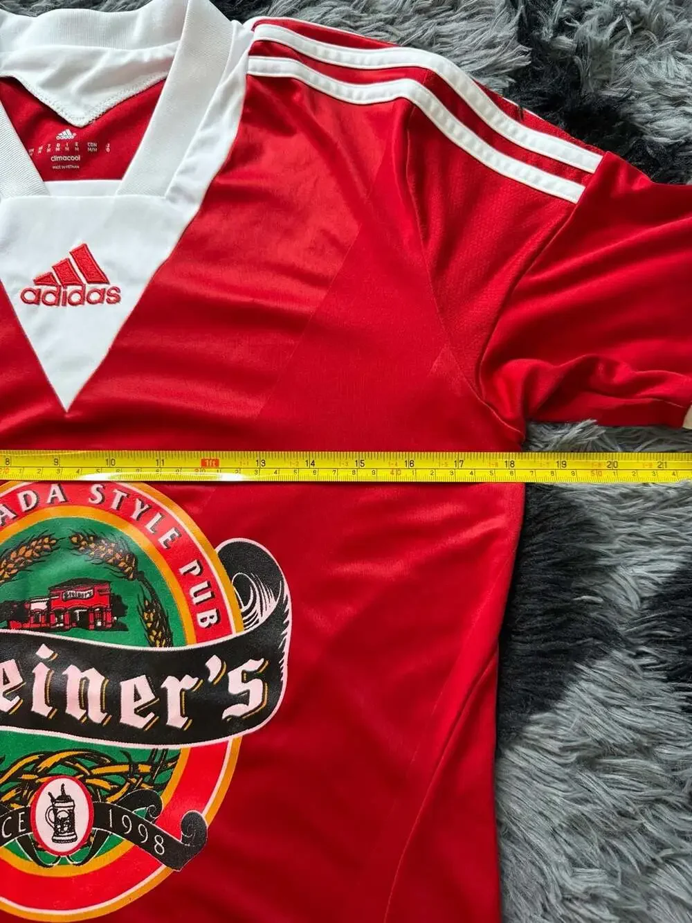 Adidas Steiner's A Nevada Style Pub Custom Red Soccer Jersey